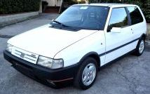 Fiat Uno Turbo ie 2 Series 1990 white 1:18 Mitica