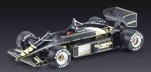 Lotus F1 97T Renault Turbo Lotus JPS #12 A.Senna Pole Position Fastest Lap and Winner Portugal GP 1985 with Pilot Figure 1:12 GP Replicas