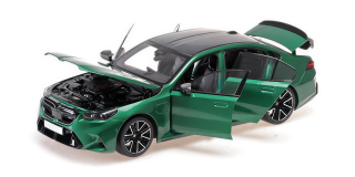 BMW M5 2024 green metallic 1:18 Minichamps