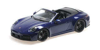 Porsche 911 992.2 Carrera GTS Cabriolet 2025 blue metallic 1:18 Minichamps 