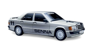 Mercedes-Benz 190E 2.3-16 Race of Champions 1984 A.Senna 1:18 Norev