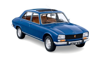 Peugeot 504 1970 carabean blue 1:18 Norev