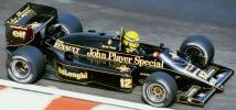 Lotus F1 98T Renault Turbo #12 A.Senna Winner Spanish GP 1986 with Pilot Figure 1:12 GP Replicas