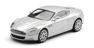 Aston Martin DBS 2008 lightning silver 1:64 Mini GT