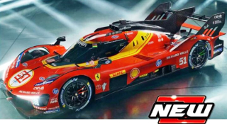 Ferrari 499P 3.0L Turbo V6 Team AF Corse #51 Piere Guidi/ Calado/ Giovinazzi 24H Le Mans 2026 1:24 Bburago