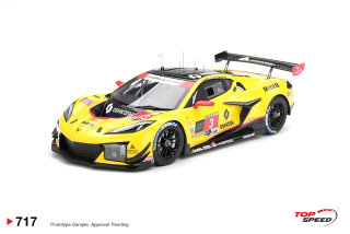 Chevrolet Corvette Z06 GT3.R Corvette Racing by Pratt Miller Motorsports #3 Garcia/ Sims/ Kirchhöfer 24H Daytona 2026 1:18 TopSpeed Models