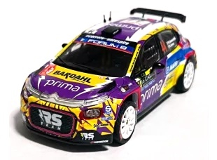 Citroen C3 Rally 2 WRC #44 R.Somaschini/ N.Arena Rally Monte Carlo 2025 1:43 Minipartes