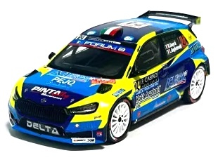 Škoda Fabia RS Rally2 WRC #24 R.Dapra/ L.Guglielmetti Rally Monte Carlo 2025 1:43 Minipartes