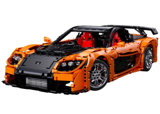 Mazda RX-7 FD3S Veilside 2011 orange/black 1:8 CaDA
