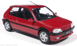 Peugeot 106 XSI 1992 red 1:24 WhiteBox