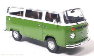 Volkswagen T2b 1972 green/white 1:24 WhiteBox