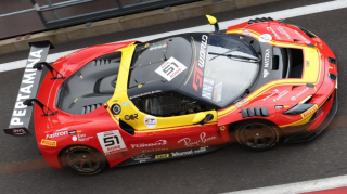 Ferrari 296 GT3 EVO #51 Rovera/Nielsen/Mosca 3rd place 24H Spa 2026 1:18 Look Smart