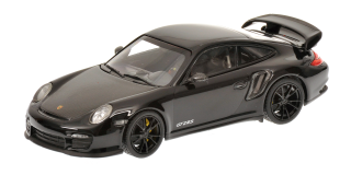 Porsche 911 (997.2) GT2 RS 2010 black/black wheels 1:64 Minichamps
