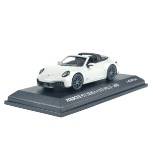 Porsche 911 (992.2) Targa 4 GTS 2025 chalk 1:64 Minichamps