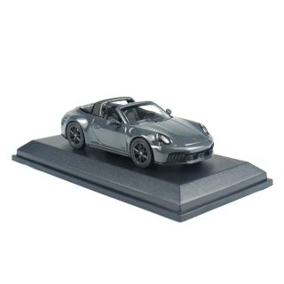 Porsche 911 (992.2) Targa 4 GTS 2025 grey 1:64 Minichamps