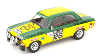 Opel Ascona A #26 Röhrl/Berger RAC Rally 1973 1:18 MCG Modelcar Group