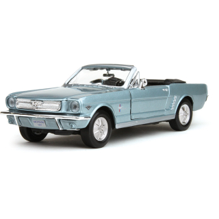 Ford Mustang Convertible 1964 blue 1:24 Motor Max