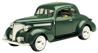 Chevrolet Coupe 1939 dark green 1:24 Motor Max