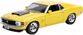 Ford Mustang Boss 429 1970 yellow 1:24 Motor Max
