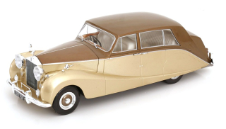 Rolls Royce Silver Wraith Empress by Hooper 1956 brown/gold 1:18 MCG Modelcar Group