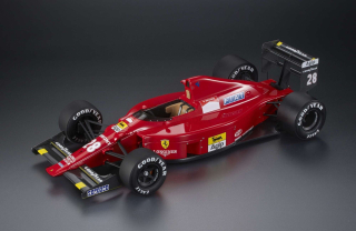Ferrari F1 640 F1 #28 Gerhard Berger 2nd Monza Italy GP 1989 with pilot figure 1:43 GP Replicas