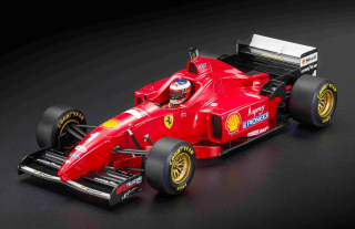 Ferrari F1 F310 #1 Michael Schumacher Pole Position 2nd San Marino GP 1996 with pilot figure 1:43 GP Replicas
