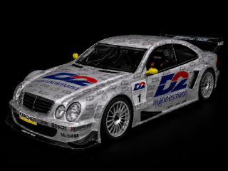 Mercedes-Benz CLK Class Team HWA 1 #1 Bernd Schneider DTM Season 2000 1:18 Top Marques Collectibles