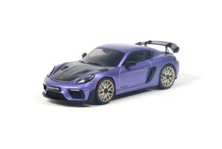 Porsche 718 Cayman GT4 RS Weissach 2024 viola purple metallic 1:43 Solido