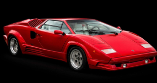 Lamborghini Countach 25th Anniversary 1988 Rosso Siviglia 1:43 Top Marques