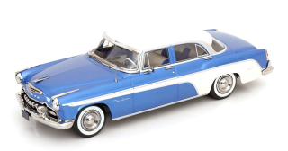 DeSoto Fireflite Sedan 1955 blue metallic/cream 1:18 KK Scale