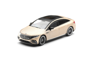 Mercedes-Benz EQS 53 Signature Kalahari 2025 gold magno 1:64 Mini GT