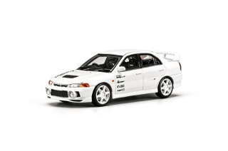Mitsubishi Lancer GSR Evolution IV Turbo 1999 Kansai Livery white 1:64 Motorhelix