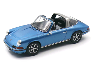 Porsche 911 S 2.4 Targa 1973 blue metallic 1:18 Norev
