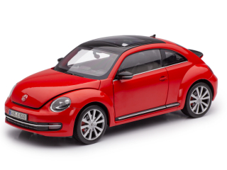 Volkswagen New Beetle 2012 red 1:18 Welly