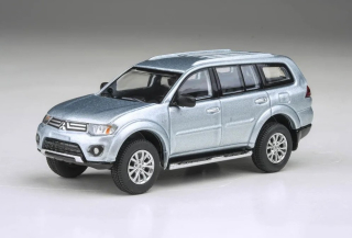 Mitsubishi Pajero Sport LHD 2014 cool silver metallic 1:64 Para64