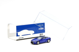 Lexus LC500h Coupe 2018 blue 1:64 GCD