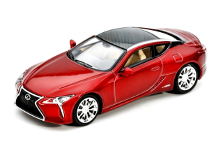 Lexus LC500h Coupe 2018 red 1:64 GCD