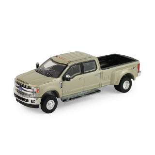 Ford F-350 2018 *Dually Drivers Series 17* white gold 1:64 Greenlight