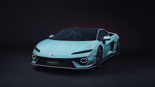 Lamborghini Temerario celeste fedra/bianco phanes livery 1:43 Look Smart Models