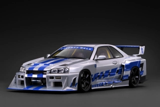 LB-Super Silhouette Skyline silver 1:18 Ignition Model