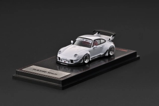 Porsche RWB 993 white metallic 1:64 Ignition Model