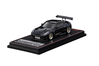 Nissan Pandem R35 GT-R black metallic 1:64 Ignition Model