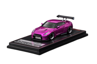 Nissan Pandem R35 GT-R pink metallic 1:64 Ignition Model