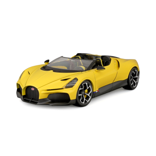 Bugatti W16 Mistral Cabriolet yellow/black 1:18 Bburago