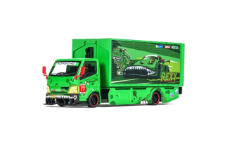 Custom Box Truck *Rexy* green 1:64 Mega Gear