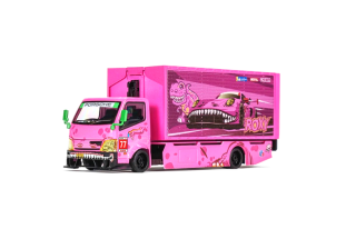 Custom Box Truck *Rexy* pink 1:64 Mega Gear