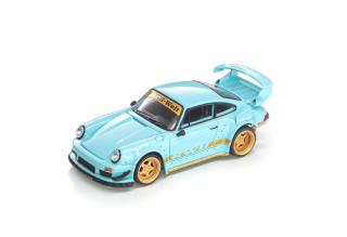 Porsche RWB 930 tiffany blue 1:64 ModelModel