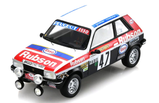 Peugeot 104 ZS #47 P.Toujan/A.Peuvergne 18th Rally Monte Carlo 1981 1:43 Spark