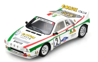 Lancia 037 Rally #2 "Tony"/M.Sghedoni Winner Targa Florio Rally 1984 1:43 Spark