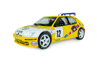 Peugeot 306 #12 J.P.Vandewauver/J.M.Vanderschuren Rally Du Condroz 1997 1:18 Solido